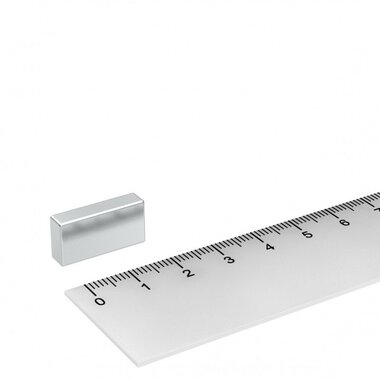 20x10x5 mm vernikkeld N45