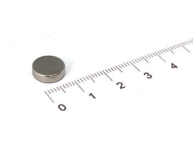 10x3 mm vernikkeld N42