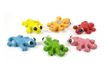 Magneet Gekko - set van 6 stuks