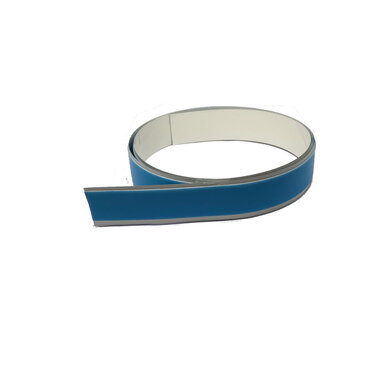 Staalband zelfklevend foam 25,0 mm breed x 0,1 mm - lengte 1,0 mtr