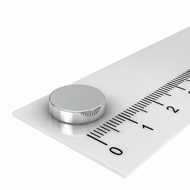 12x3 mm vernikkeld N45