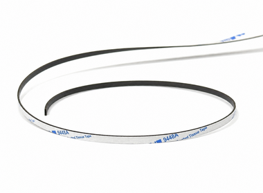 Neodymium magneetband 3x0,5 mm - rol van 0,5 meter - 150 gram cm2 -