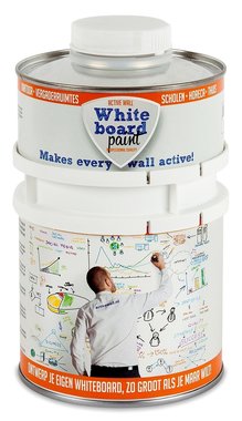 Whiteboardverf 0,5 ltr wit glanzend