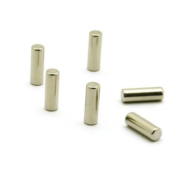 RVS magneten Magic Cylinder - set van 6 extra sterke cilindermagneten