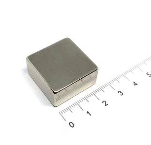 blokmagneet neodymium 25,4x25,4x12,7 mm