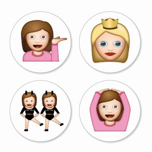 Emoji magneten girls